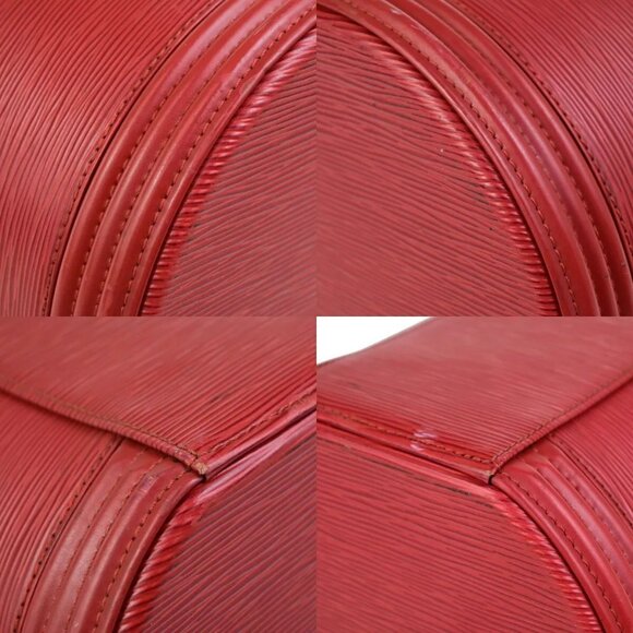 LOUIS VUITTON LV Logo Cannes Hand Vanity Bag Epi Leather Red M48037 31EC931 - Picture 7 of 16